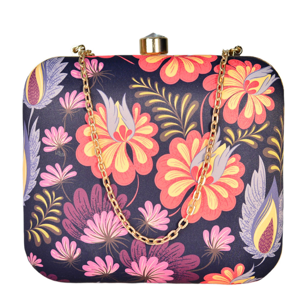 Botanic Printed Clutch