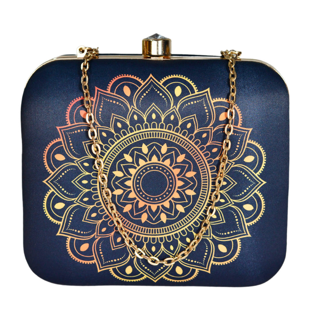 Golden Mandala Clutch