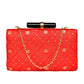 Red Seuence Embroidered Clutch