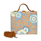 Abstract Flora  Printed Clutch