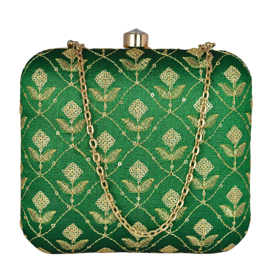 Green Aesthetic Clutch