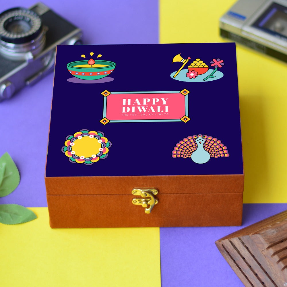 Deepawali Theme Printed Hamper Box