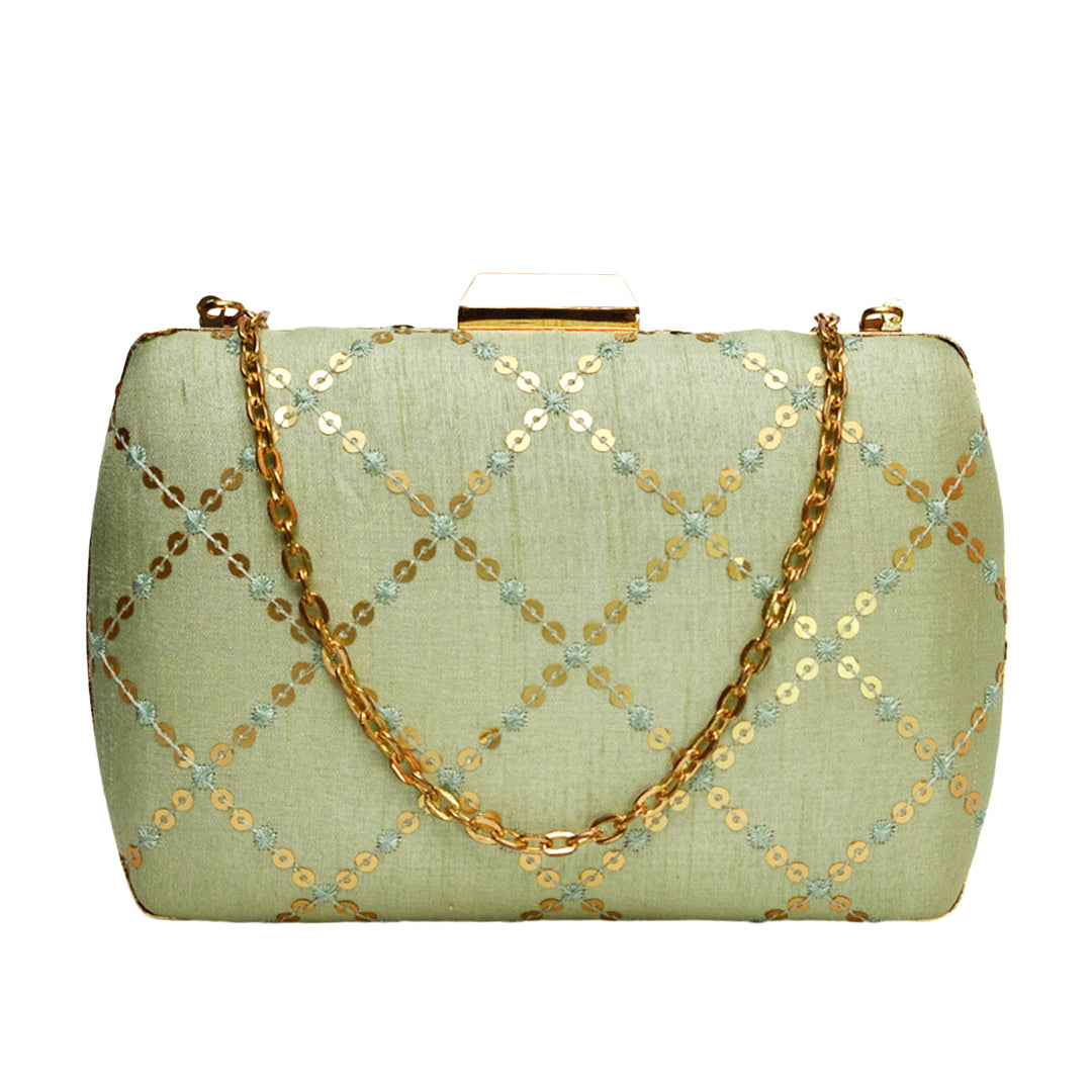 Buy Fastrack Brunch Celery Green Quilted Faux Leather Sling Handbag Online  At Best Price @ Tata CLiQ