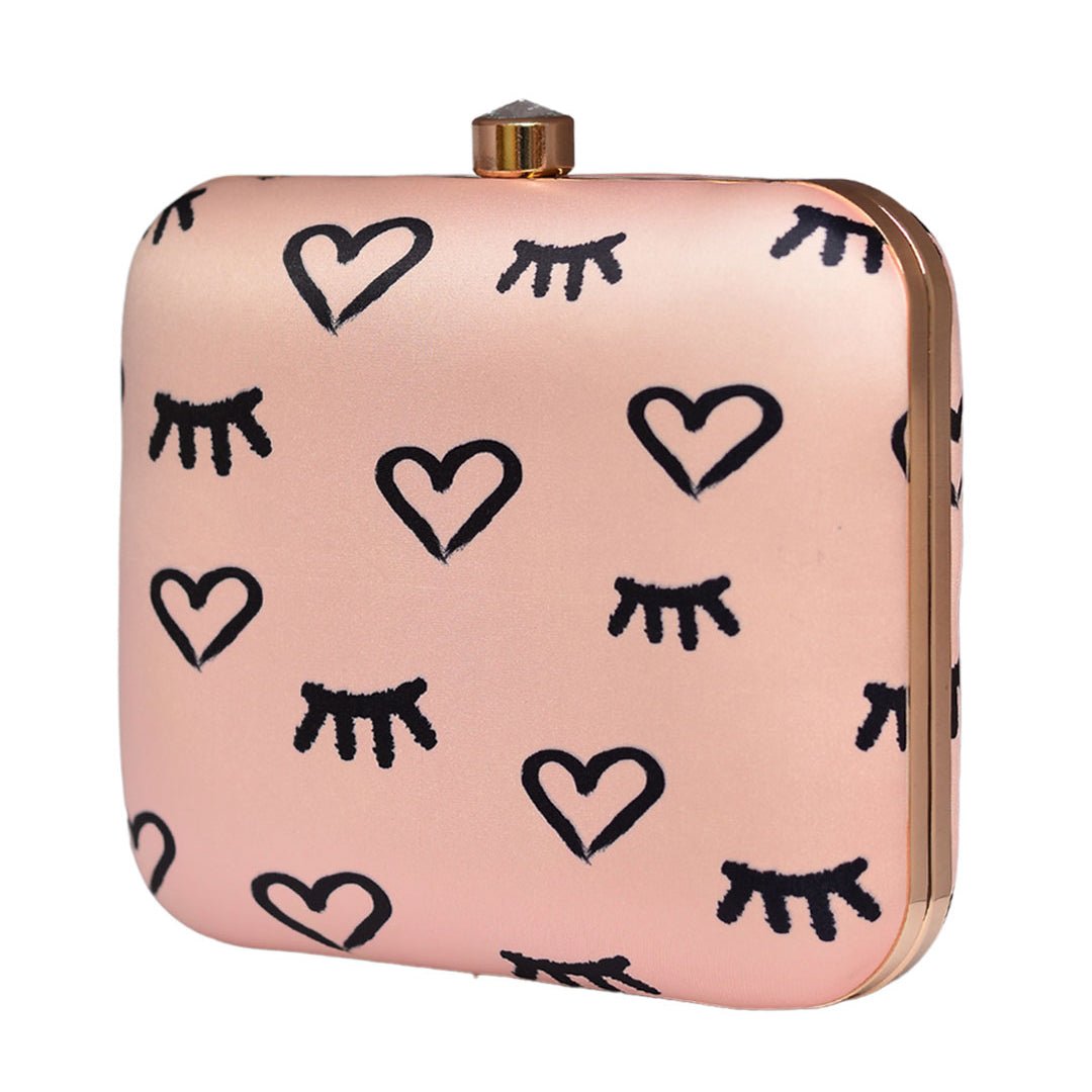 Artklim Peach  Valentine Clutch