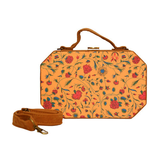 Yellow Flowers And Leaves Clutch