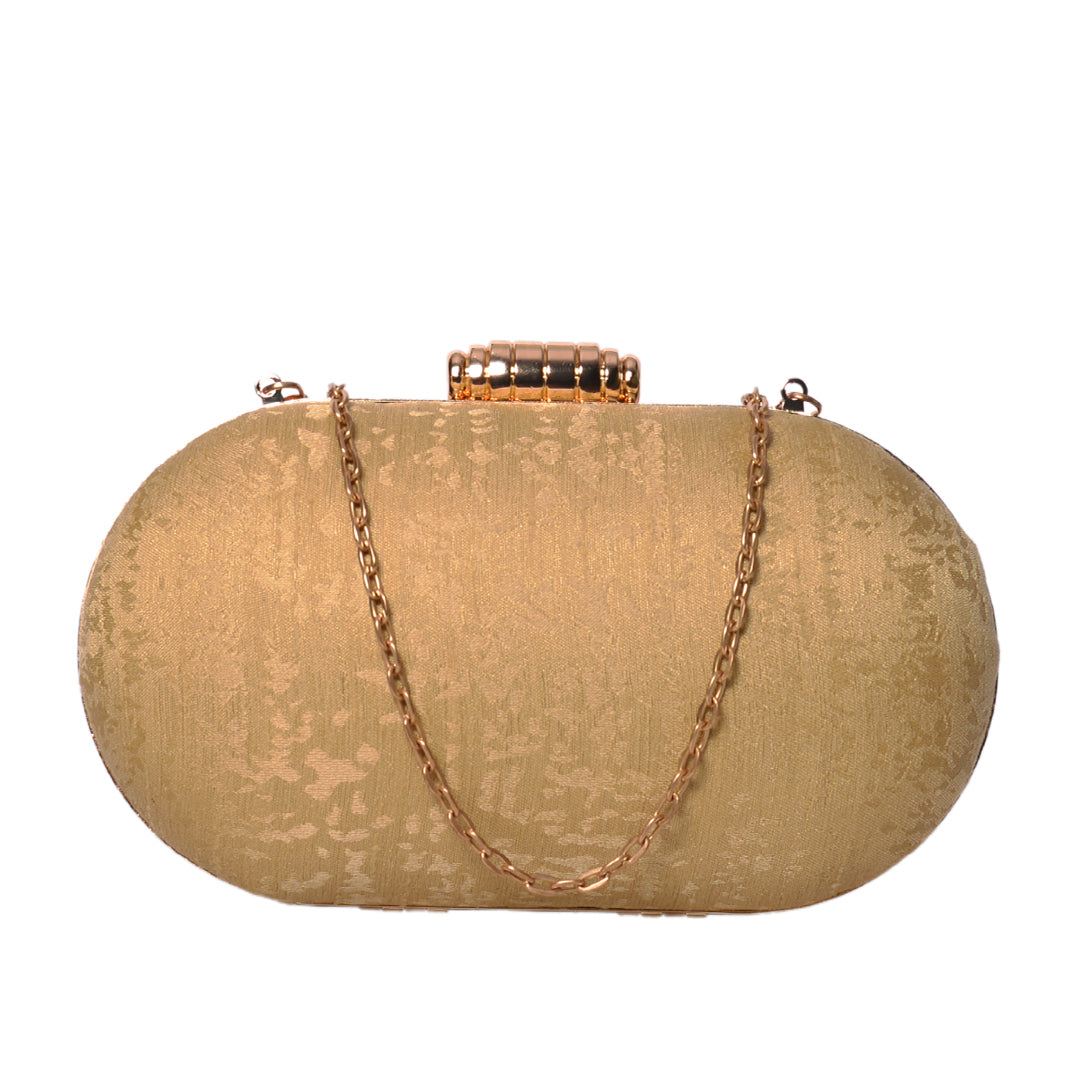 Artklim Gold Glitter Clutch