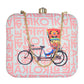 Bicycle Auto Printed Clutch