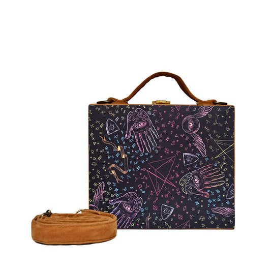 Multipattern Quirky Printed Suitcase Style