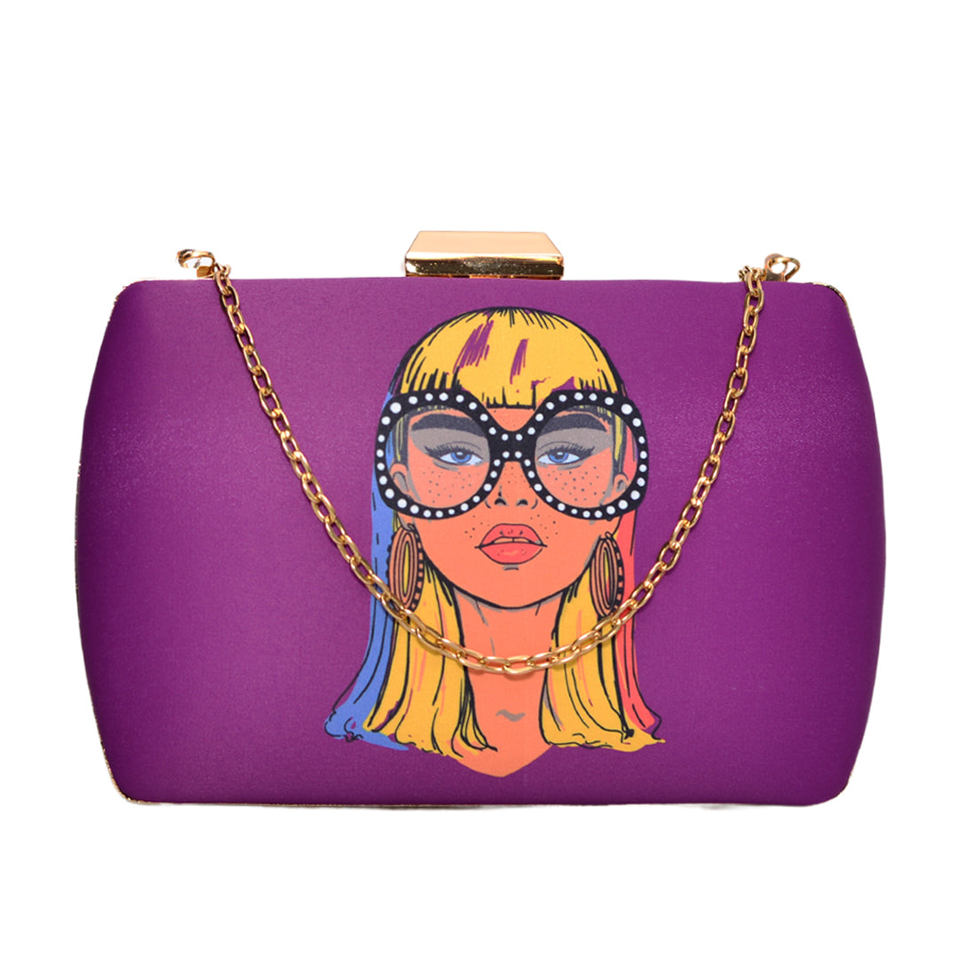 Funky Freckle Girl Clutch