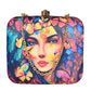 Butterfly  Printed Clutch