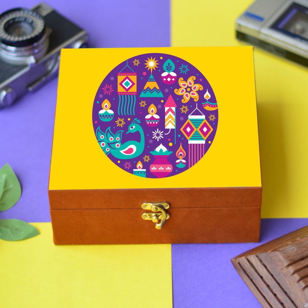 Diwali Theme Printed Hamper Box