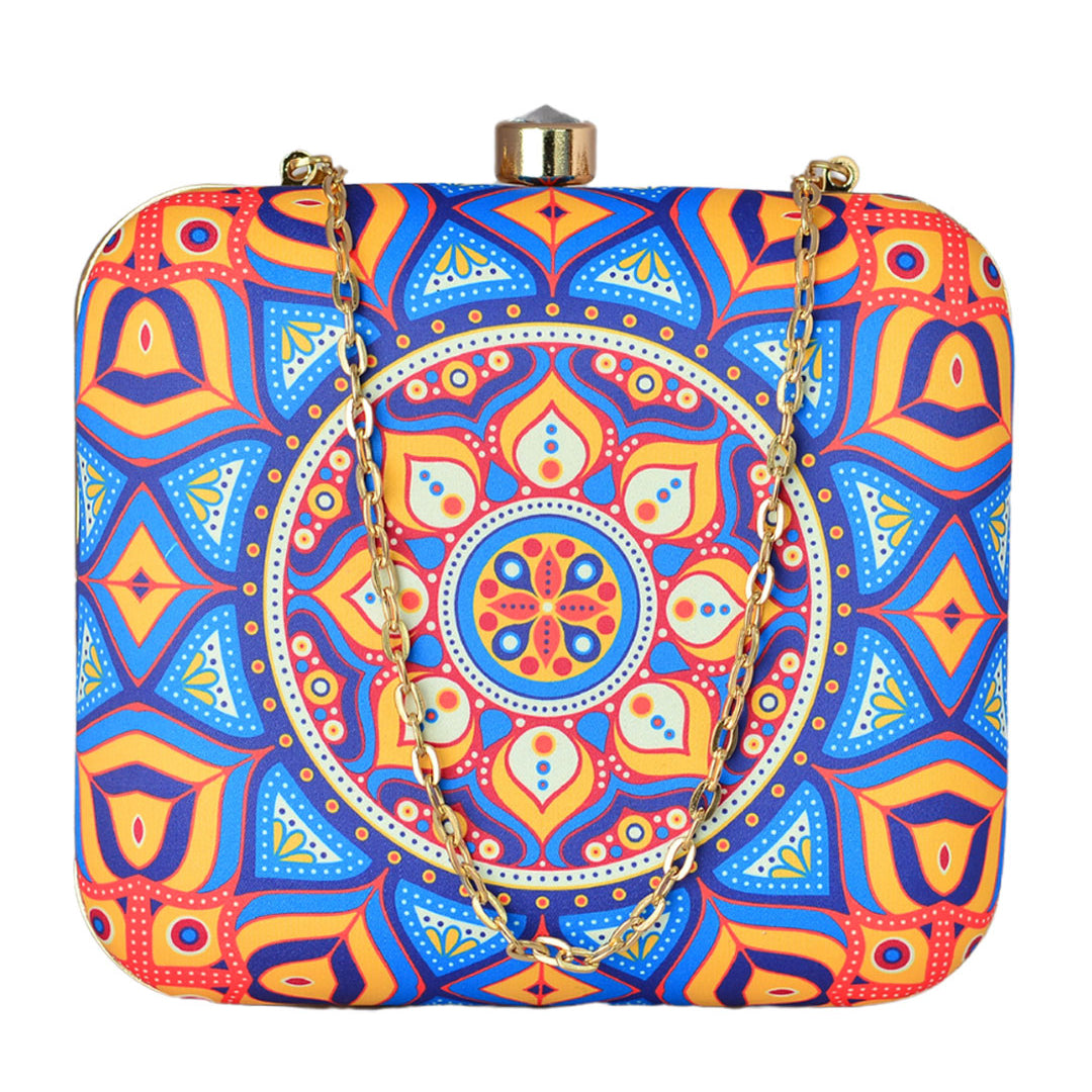 Aesthetic Symmetrical Mandala Clutch