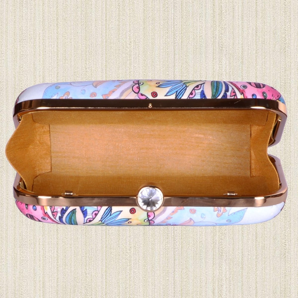 Floral Printed Clutch