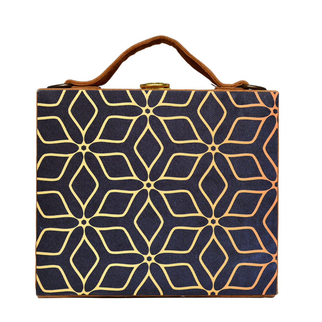 Rustic Floral Symmetrical Suitcase Style
