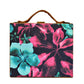 Pink-Blue Floral Suitcase Style