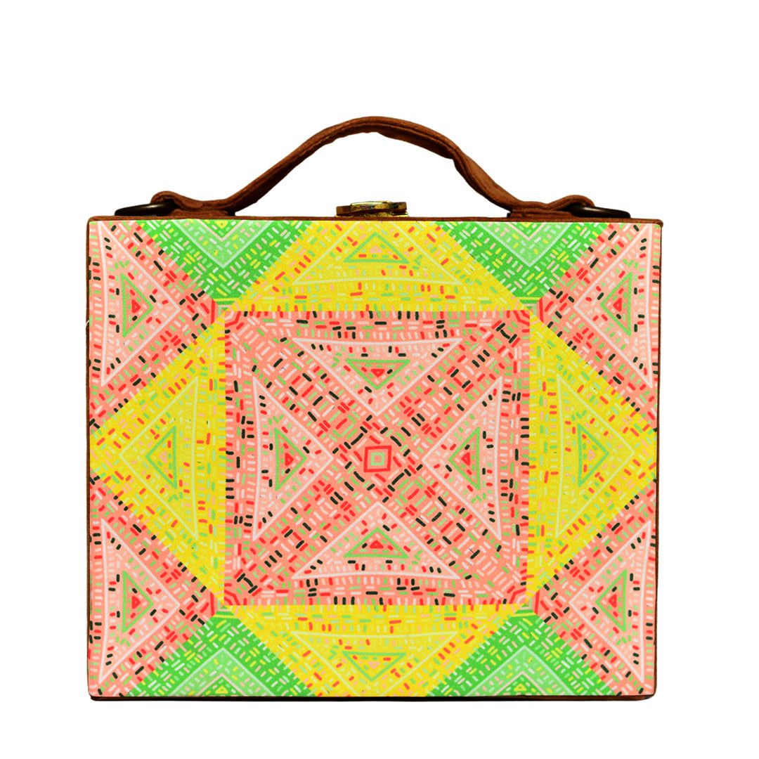 Symmetrical Pattern Suitcase Style