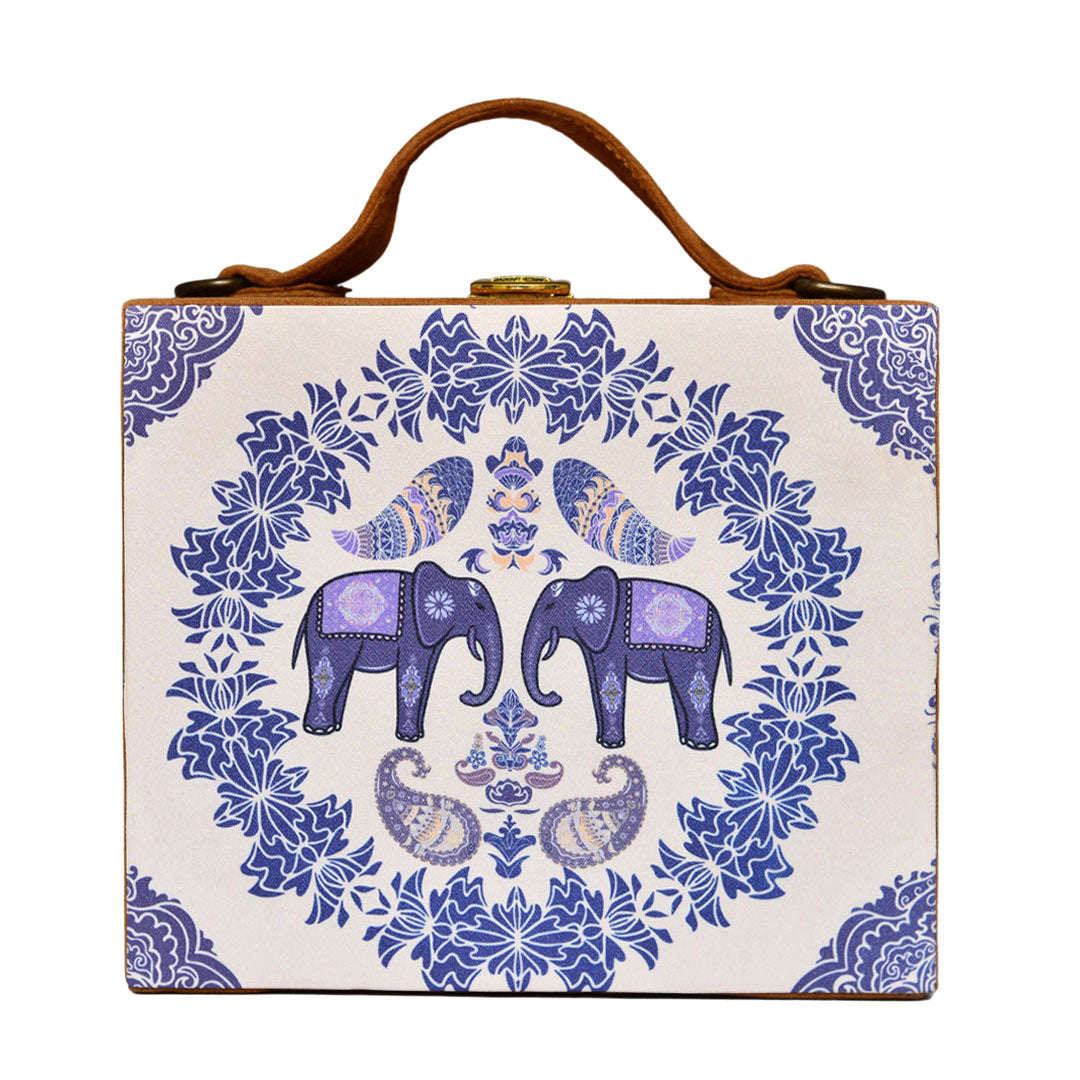 Blue Elephant Suitcase Style