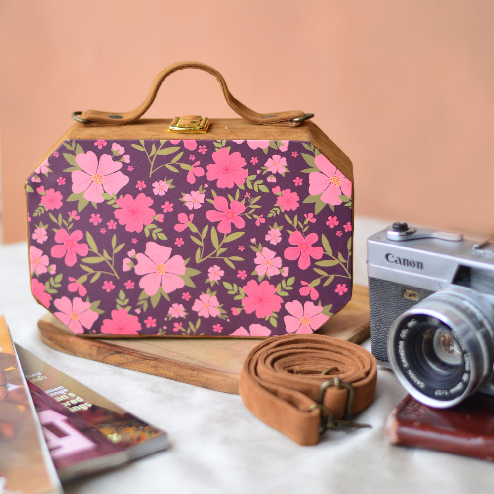 Floral Printed Clutch
