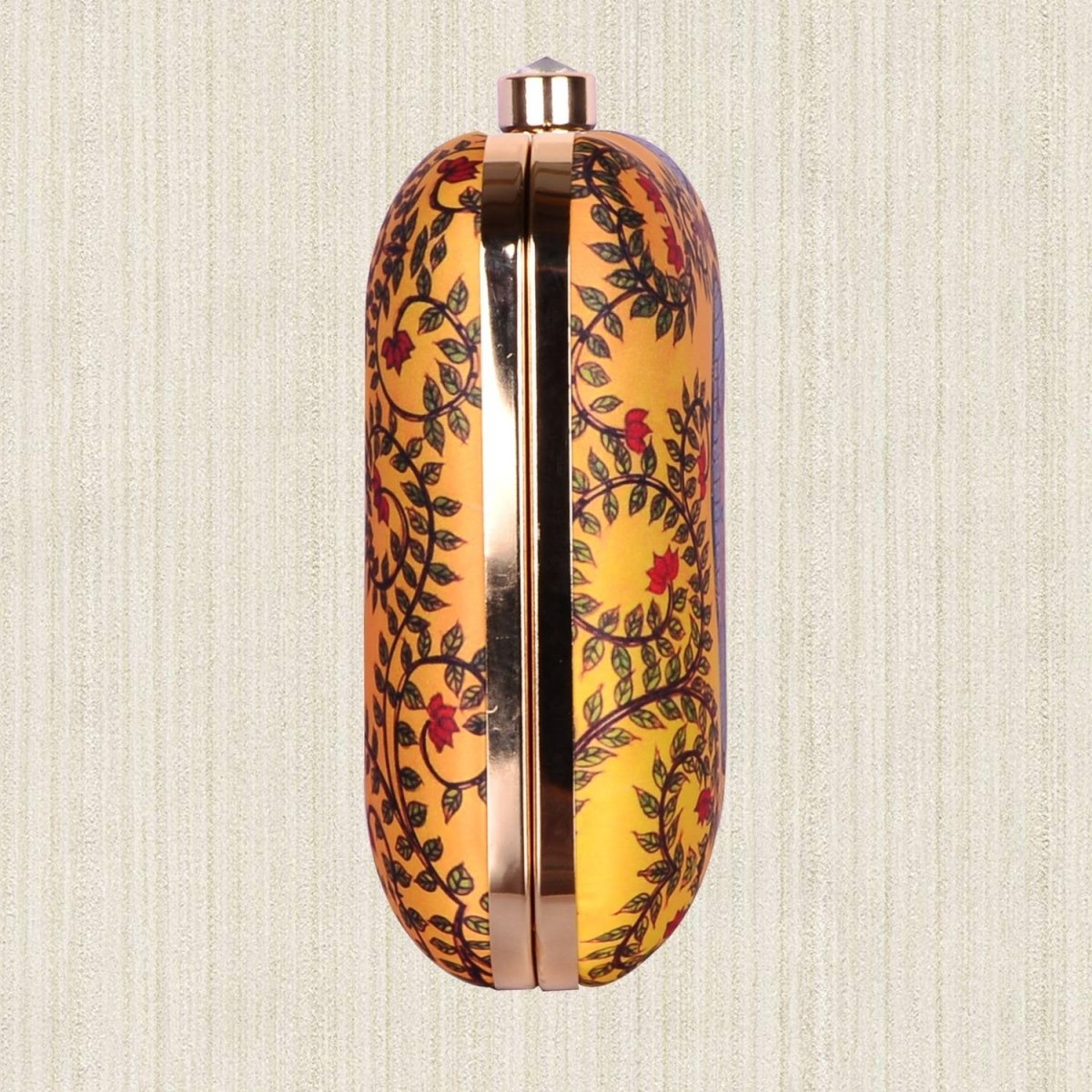 Madhubani Fish Printed Clutch