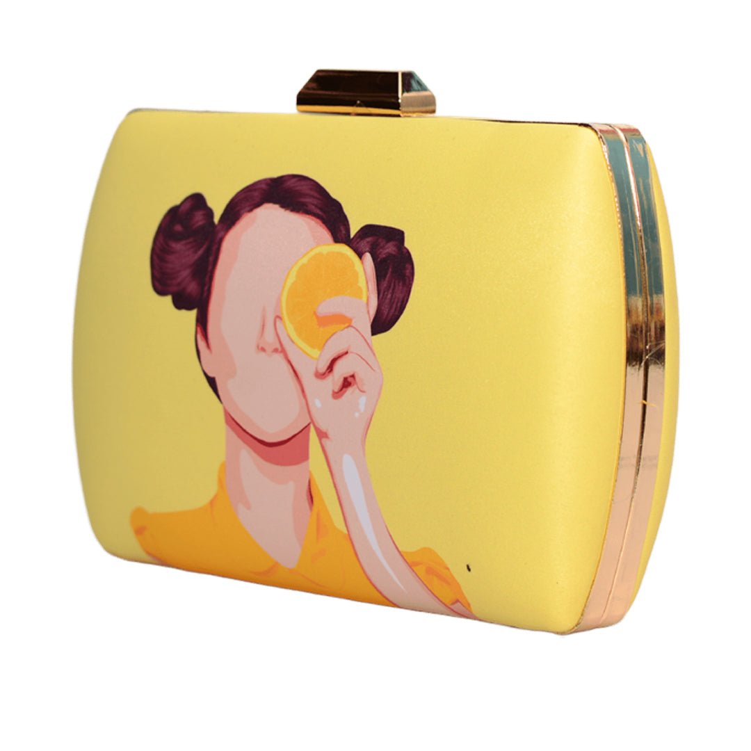 Lemon Girl Clutch