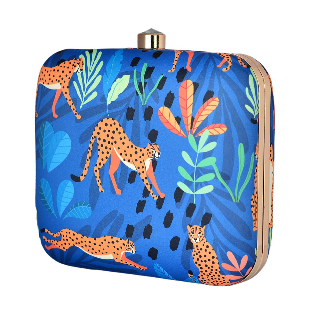 Leopard Print Clutch