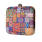 Multi-Patterned Aesthetic Printed Clutch.