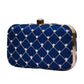 Artklim Royal Blue Color Clutch With Sequin