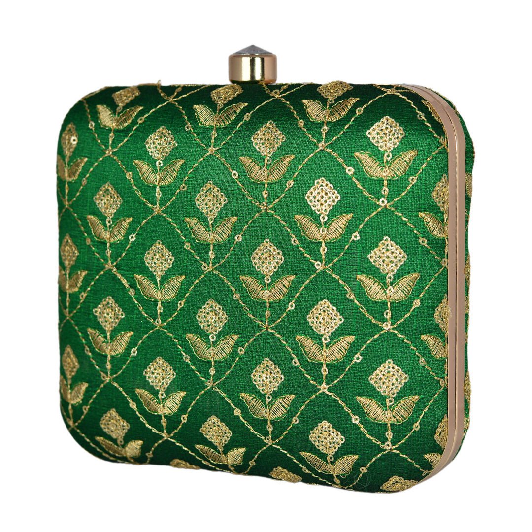 Green Aesthetic Clutch