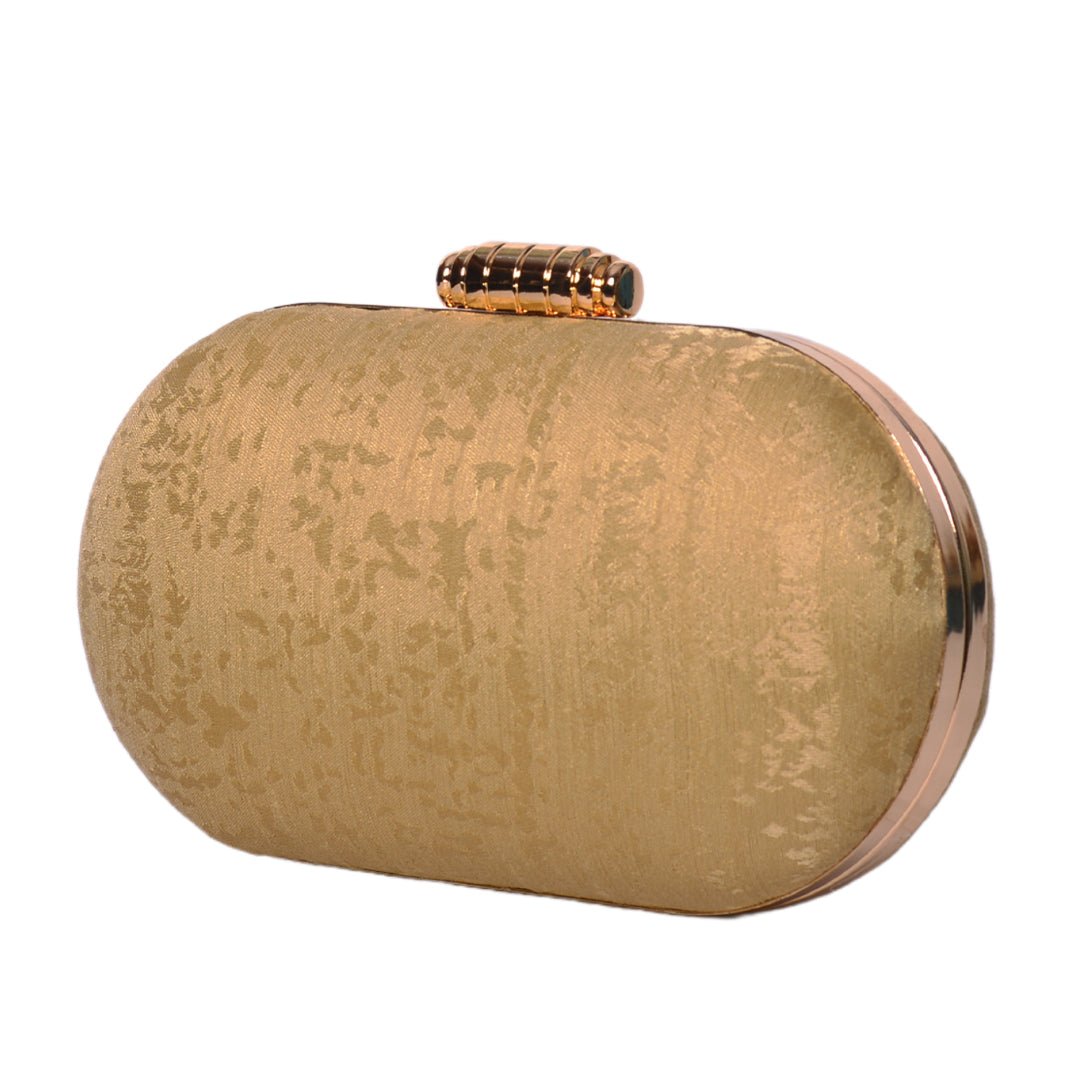Artklim Gold Glitter Clutch