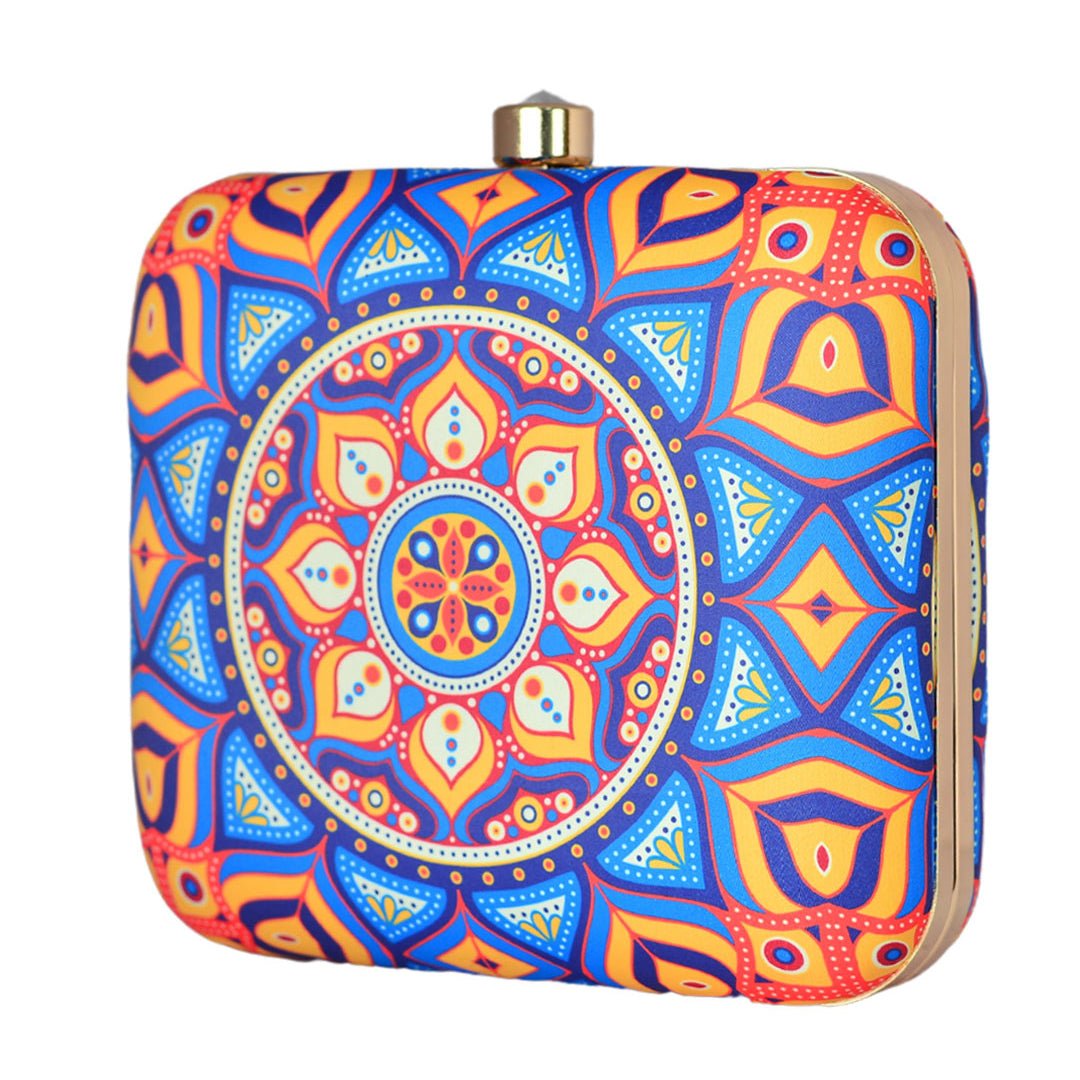 Aesthetic Symmetrical Mandala Clutch