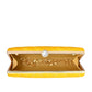 Yellow Embroidered Rectangular Clutch