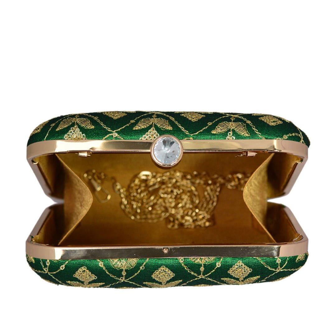 Green Aesthetic Clutch