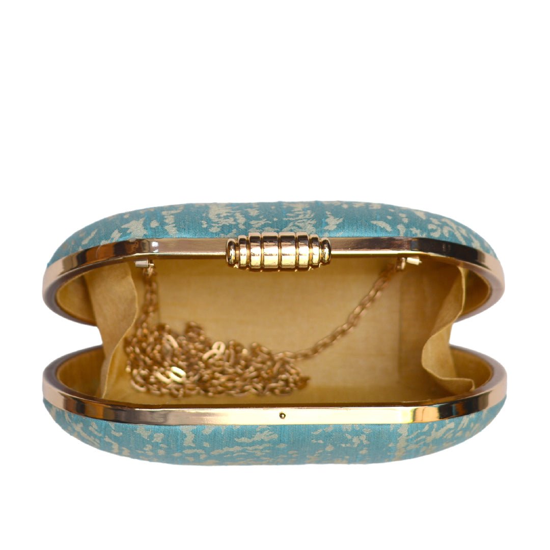 Artklim Vibrant Sky Blue Clutch