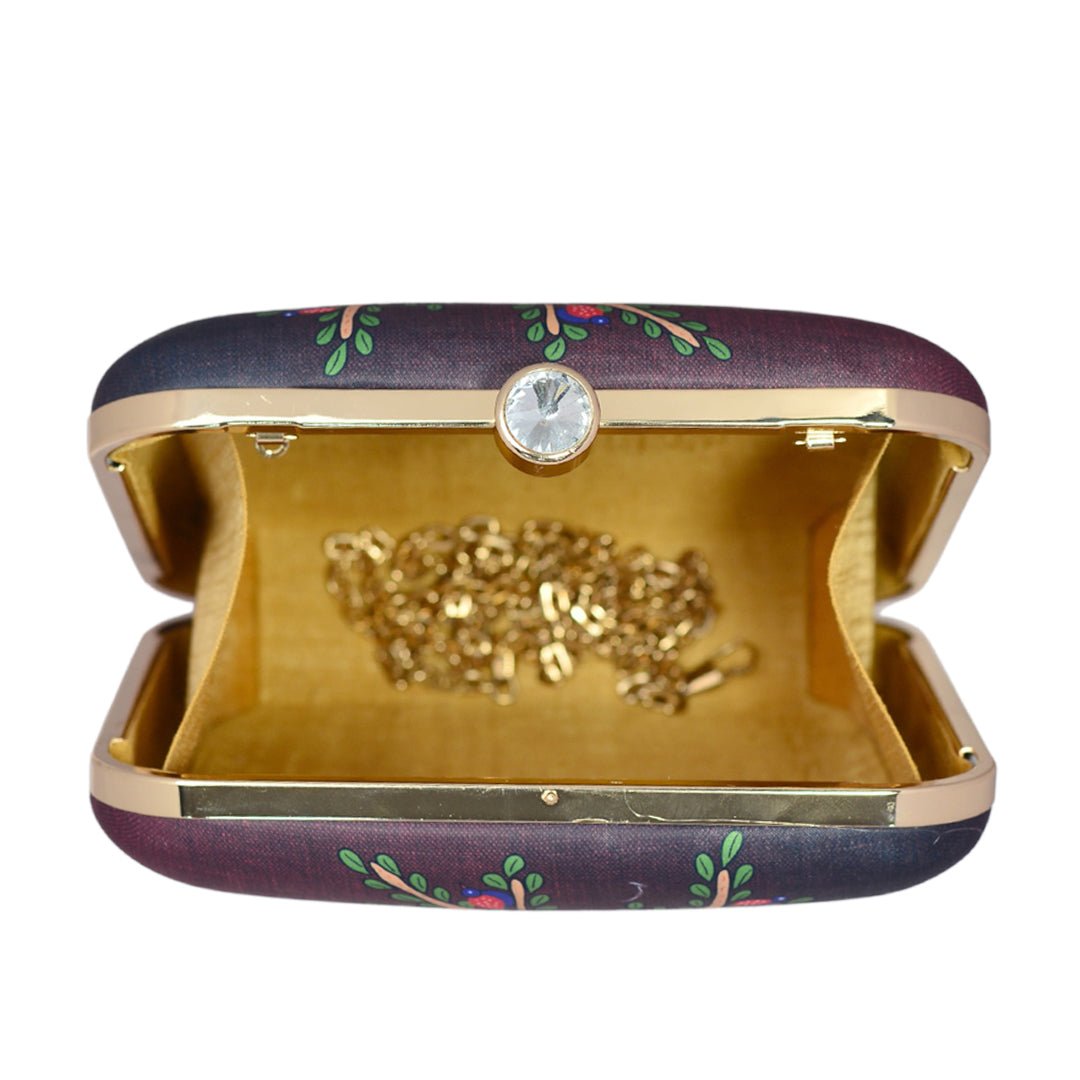 Deer Printed Clutch
