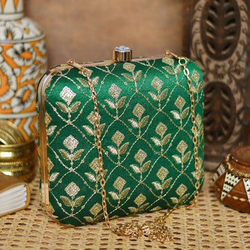 Green Aesthetic Clutch