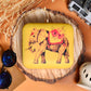 Brown Elephant Clutch