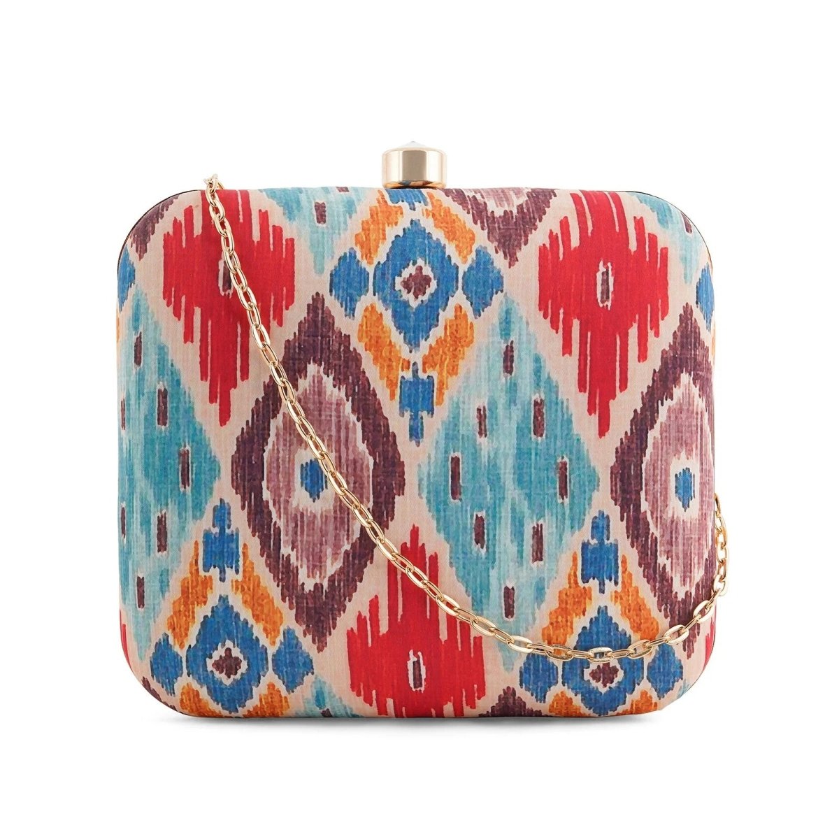 Multipattern vibrant Clutch