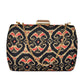 Black-Red Fabric Clutch
