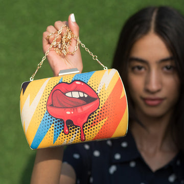 Bright Quriky Print Clutch