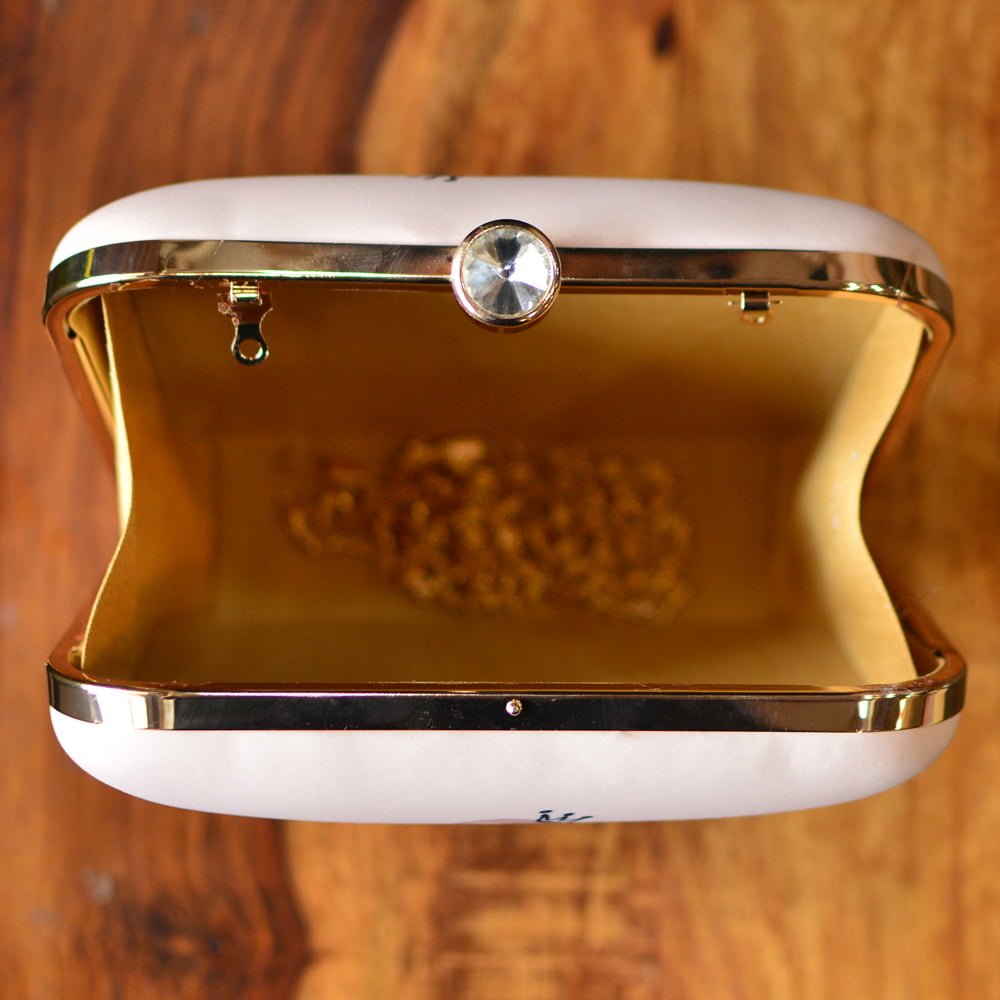 Artklim Glam Girl Printed Clutch