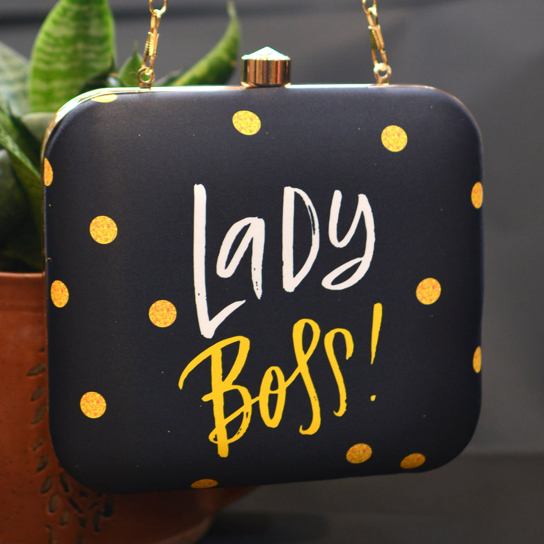 Arklim Lady Boss Black Clutch Bag