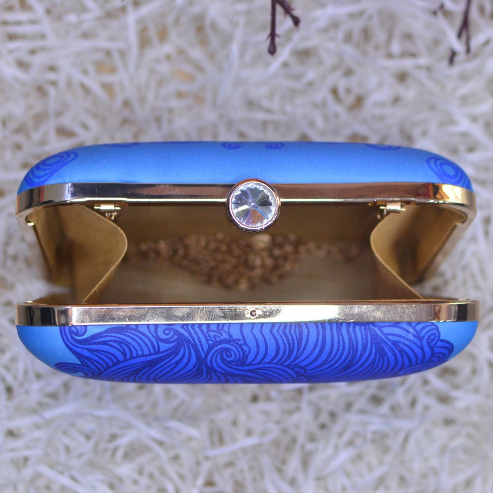 Aquarius Sun Sign Customized Clutch