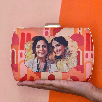 Customised Mother's Day Printed Clutch