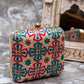 Artklim Combo of Color and Flower Embroidery Clutch