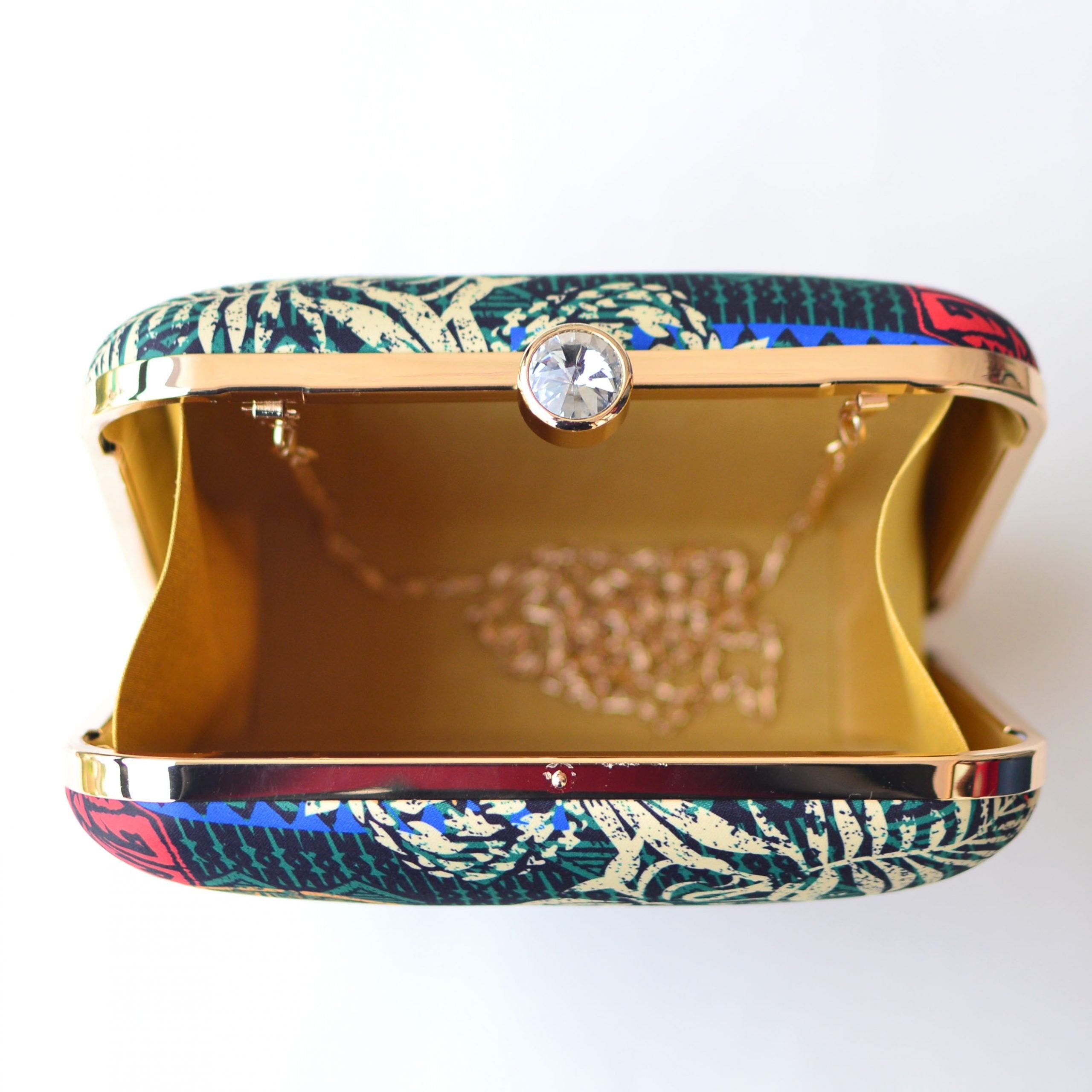 Artklim Multicolour Printed Clutch