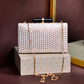 Exquisite Cream Sequins Clutch
