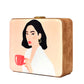 Red Cup Women Printed MDF Clutch