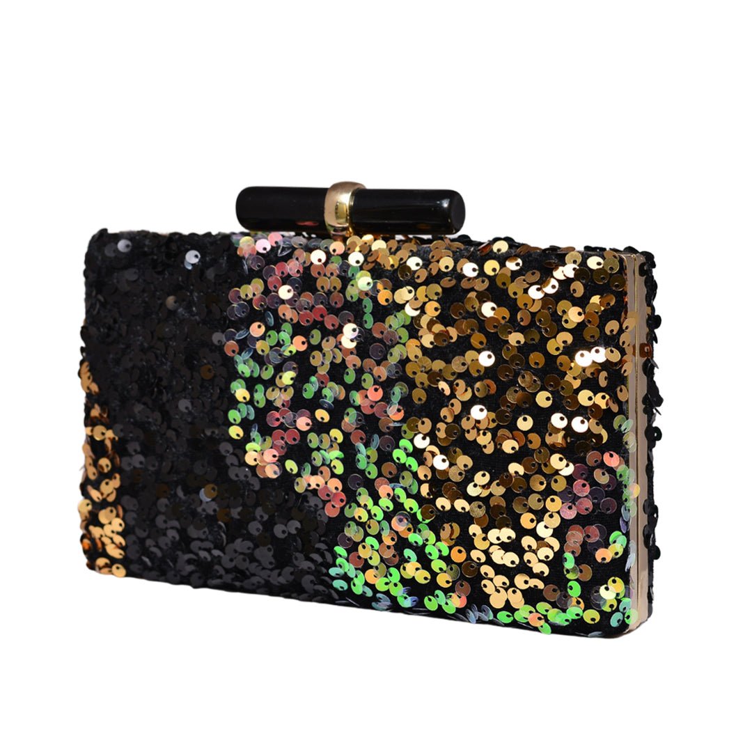Multi-colored Sequins Clutch